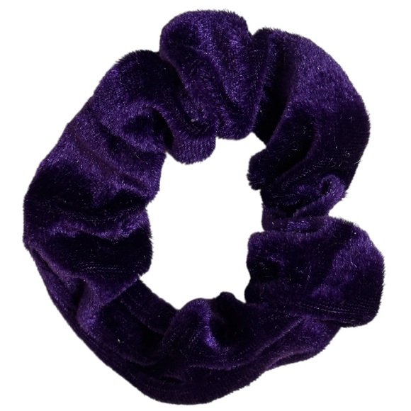 Forever 21 5-Piece Set of Purple Tone Scrunchies Hair Ties NWOT Dark Academia - Picture 6 of 9